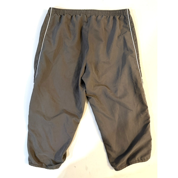 Vintage Dunlop Pants Mens Large Gray Athletic Track Joggers Drawstring Lined Y2K - Picture 4 of 5